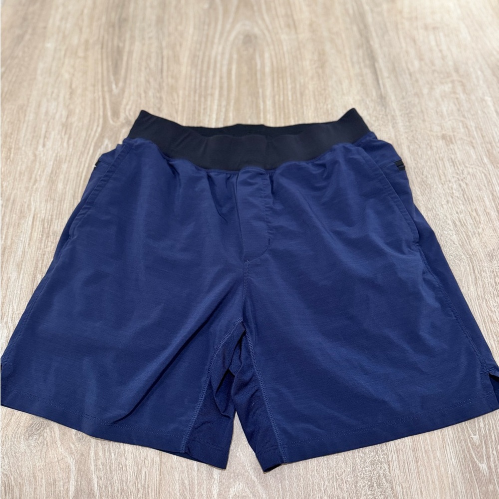 Fabletics Men's Deep Blue Athletic Shorts